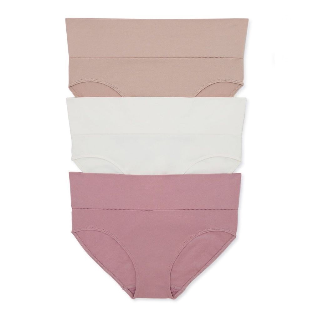 Women’s Destination Maternity Foldover Bikini Panty 2, 3-Packs Size S